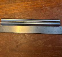 Two axels about 8 inches long each.